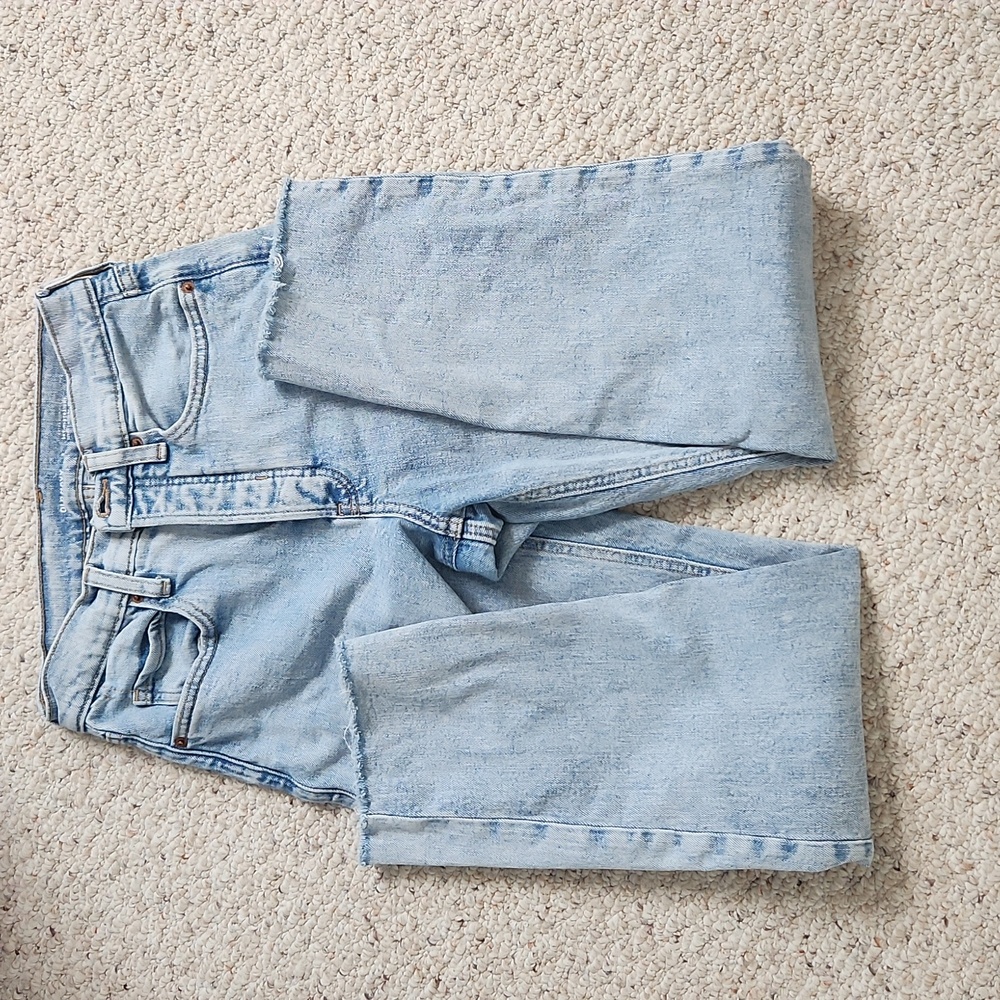 Old Navy Light Blue Straight Leg Jeans